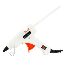 7mm Hot Glue Gun with Adjustable 140–220C Temperature, PTC Ceramic Heating, Anti-Backflow Control & DIY Tool