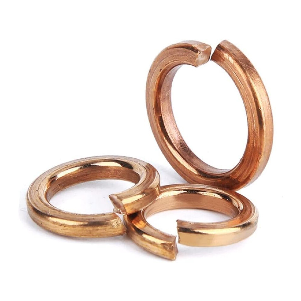 Split Lock Washer,Spring Lock Washers,5-20pcs Brass Spring Washer Bronze Copper Brass Split Spring Lock Washer M3 M4 M5 M6 M8 M10 M12(M12 10pcs)-image-OPC-PHXNTS6-NEW