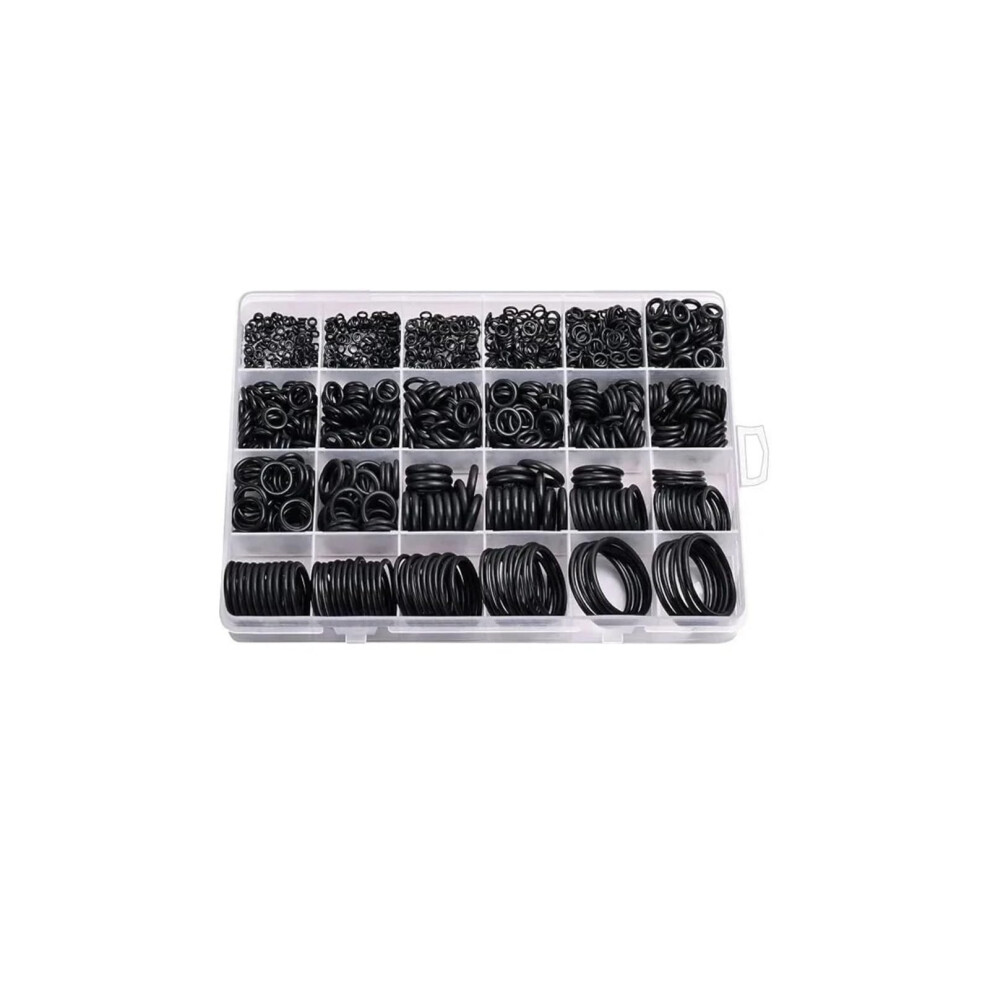 Rubber O Ring Sealing Washer Plumbing Gasket Oil Resistant Oring Automobile Plumbing Faucet Water Repair Black Seal O-Ring(200Pcs) 940534639157