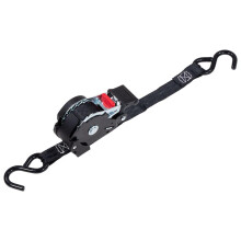 Auto Retract NORATCHETING Ratchet Straps 1' x 12' Retractable Ratchet Straps with Coated S Hook