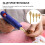 4Pcs Glue Tip Nozzle Copper Extra Fine Glue Nozzle Set Hot Glue Tips Thread Interchangeable Copper Nozzle Bore Diameter 70mm 50mm 3cm 4