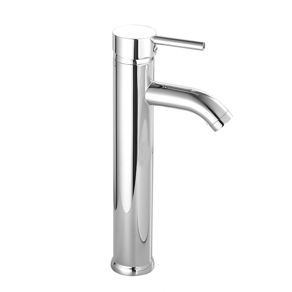 Bathroom Vessel Sink Faucet Chrome Sink Bowl Faucet Tall Brass Single Handle 820064739353