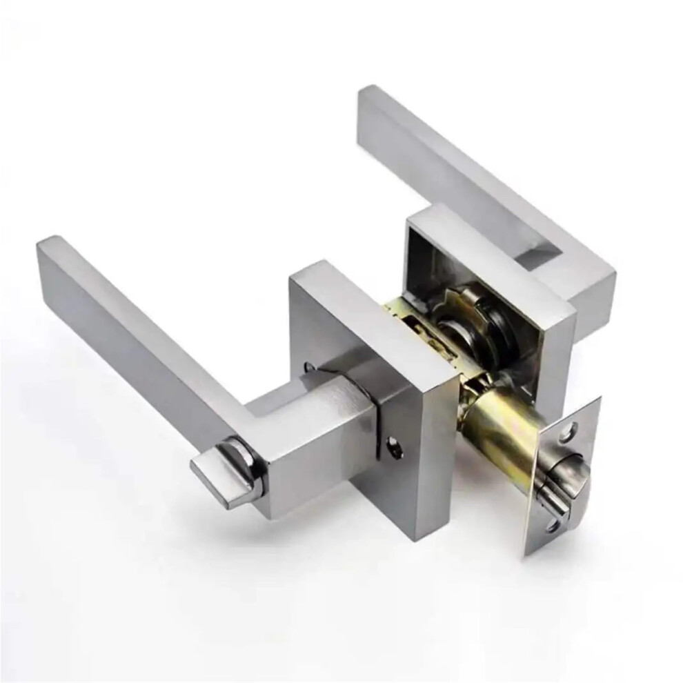 Door Lock Handle Lock Zinc Alloy Handle Lock Three-Pole Spherical Door Lock 1Pcs(Style 1) 940534639881