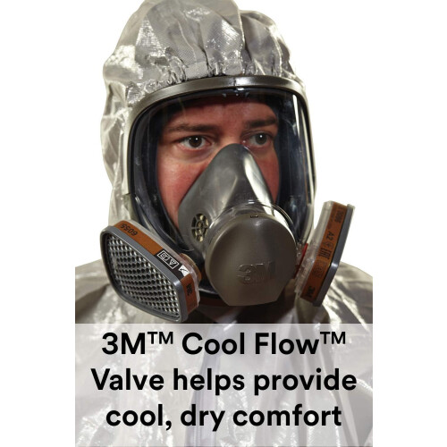 6800 Reusable Respirator, Full Facepiece, Medium, 1 Each 1