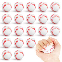 20 Pieces Mini Baseball Stress Balls Baseball Party Favors Foam Sports Balls for Kids