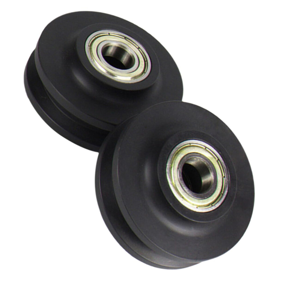 2Pcs Sliding Gate Roller With Steel And Nylon Wheels Smooth Operation 820064739674