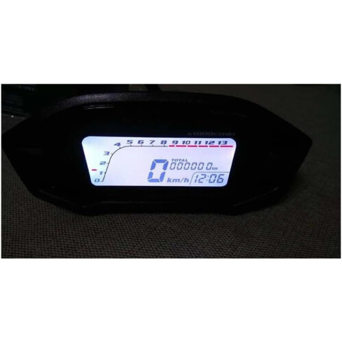 Motorcycle Odometer Universal Motorcycle Digital Tachometer Speedometer Odometer Digital Speedometer Odometer Backlight for 2,4 Cylinders 1