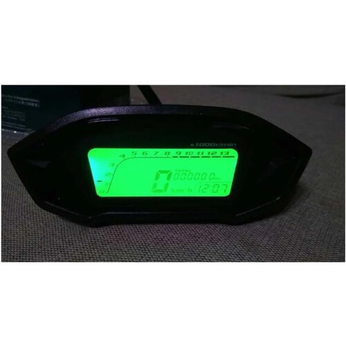 Motorcycle Odometer Universal Motorcycle Digital Tachometer Speedometer Odometer Digital Speedometer Odometer Backlight for 2,4 Cylinders 2