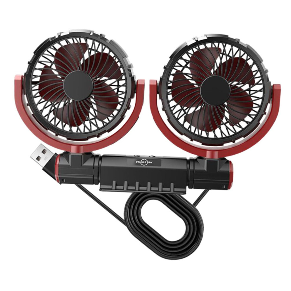 Adjustable Car Cooling Fan Compact Design Low Noise Electric Fan For Car Interior For Comfortable Driving And Enhanced Airflow 820064740106