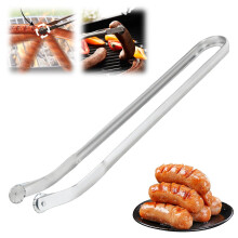 BBQ Sausage Turning Tongs,   BBQ Sausage Grill Tongs for Cooking, Grill Flipping