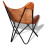 VidaXL vidaXL Butterfly-Sessel Braun Echtleder 10
