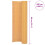 vidaXL Gartenzaun Doppelseitig PVC 90500 cm Gelb 7