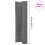 VidaXL vidaXL Gartenzaun Doppelseitig PVC 150 x 500 cm Grau 7