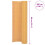 vidaXL Gartenzaun Doppelseitig PVC 90300 cm Gelb 9