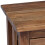 VidaXL vidaXL Nightstand Bedside Cabinet Side Table Bed Table Solid Mahogany Wood 16