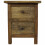 VidaXL vidaXL Nightstand Bedside Cabinet Side Table Bed Table Solid Mahogany Wood 11