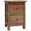 VidaXL vidaXL Nightstand Bedside Cabinet Side Table Bed Table Solid Mahogany Wood 8