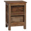 VidaXL vidaXL Nightstand Bedside Cabinet Side Table Bed Table Solid Mahogany Wood 15