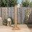 VidaXL vidaXL Solid Teak Garden Shower 70x75x204cm Freestanding Poolside Tower Stall 8