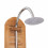 VidaXL vidaXL Solid Teak Garden Shower 70x75x204cm Freestanding Poolside Tower Stall 11
