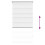 VidaXL vidaXL Zebra-Rollo 80,9 x 150 cm, Stoffbreite 76,7 cm, Weiß 10