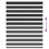 VidaXL (black, 120 x 175 cm) vidaXL Zebra Blinds Alternative Parallel Roller Blind Window Privacy Screen 9