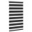 VidaXL (black, 90 x 150 cm) vidaXL Zebra Blinds Alternative Parallel Roller Blind Window Privacy Screen 8