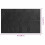 VidaXL vidaXL Floating Solar Pool Film Rectangular PE 6x4m Black Heating Bubbles 8