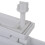 VidaXL vidaXL Soft-close Toilet Seat Square White Bathroom Furniture Accessories Lid 20
