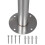 VidaXL Double Mailbox on Stand Stainless Steel 11