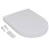 VidaXL vidaXL Soft-close Toilet Seat Square White Bathroom Furniture Accessories Lid 16
