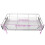 VidaXL 2 pcs Pull-Out Wire Baskets Kitchen Base Larder Units Storage Organiser 800 mm 15