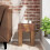 VidaXL vidaXL Stool Seat/Footrest/Side Table Furniture Home Solid Teak 30x30x40 cm 3