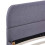 VidaXL vidaXL Bed Frame without Mattress Bed Base Light Grey Fabric 135x190 cm Double 13