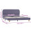 VidaXL vidaXL Bed Frame without Mattress Bed Base Light Grey Fabric 135x190 cm Double 14