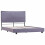 VidaXL vidaXL Bed Frame without Mattress Bed Base Light Grey Fabric 135x190 cm Double 9