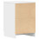 VidaXL vidaXL Bedside Cabinet White Engineered Wood Bedroom Nightstand Couch Table 13