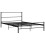 vidaXL sengestel sort metal 140 x 200 cm 9