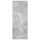 VidaXL vidaXL 2-Tier Book Cabinet Concrete Grey Engineered Wood Storage Highboard 15