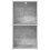 VidaXL vidaXL 2-Tier Book Cabinet Concrete Grey Engineered Wood Storage Highboard 14