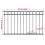 VidaXL vidaXL Zaunelement ASSEN Stahl 163x80 cm Schwarz 7
