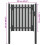 VidaXL vidaXL Gartentor aus Stahl 100 x 75 cm Anthrazit 7