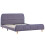 VidaXL vidaXL Bed Frame without Mattress Bed Base Light Grey Fabric 135x190 cm Double 8