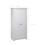 VidaXL vidaXL Solid Pine Panama Range Wardrobe White Clothes Bedroom Cabinet Closet 10