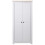 VidaXL vidaXL Solid Pine Panama Range Wardrobe White Clothes Bedroom Cabinet Closet 9