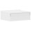 VidaXL vidaXL 2x Floating Nightstand White Engineered Wood Bedside Cabinet Shelf 15