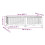 VidaXL vidaXL Hochbeet 80x40x23 cm Polypropylen 11