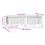 VidaXL vidaXL Hochbeet 80x40x23 cm Polypropylen 9