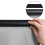 VidaXL vidaXL Insect Door Screen with Mesh Curtain Fly Screen Blind Black Polyester 12
