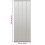 VidaXL vidaXL Insect Door Screen with Mesh Curtain Fly Screen Blind Black Polyester 14